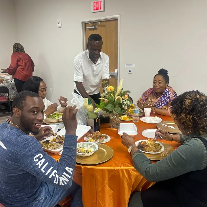 Lively fellowship gathering at Hope Deliverance Center